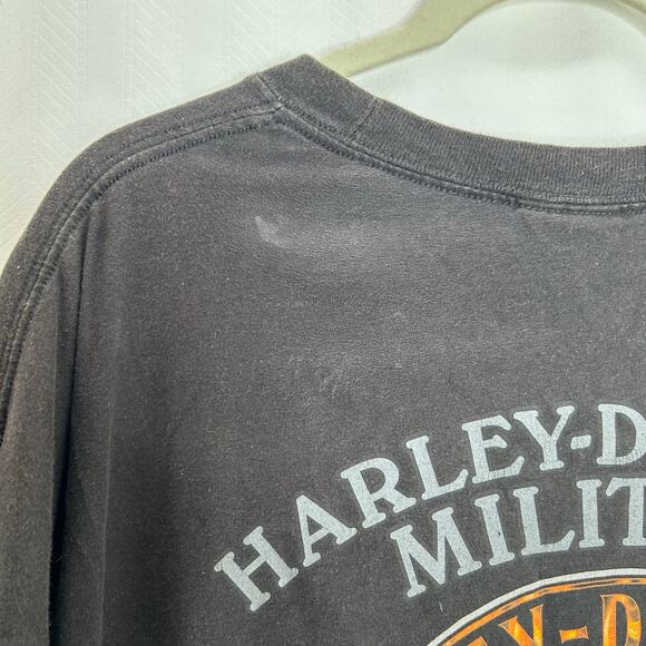 Harley Davidson men’s tee black International Libertarian 2018 size 3X - Picture 7 of 9
